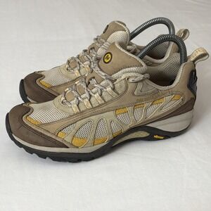 Merrell Siren Ventilator Hiking Shoe, #J13064, Brown Yellow Women's US Size 8